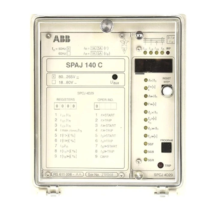 ABB SPAJ140C-CA Overcrurrent and Earth-Vault Relay